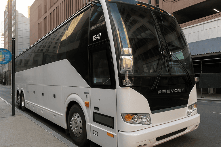 a Grand Rapids Minibus Company coach bus