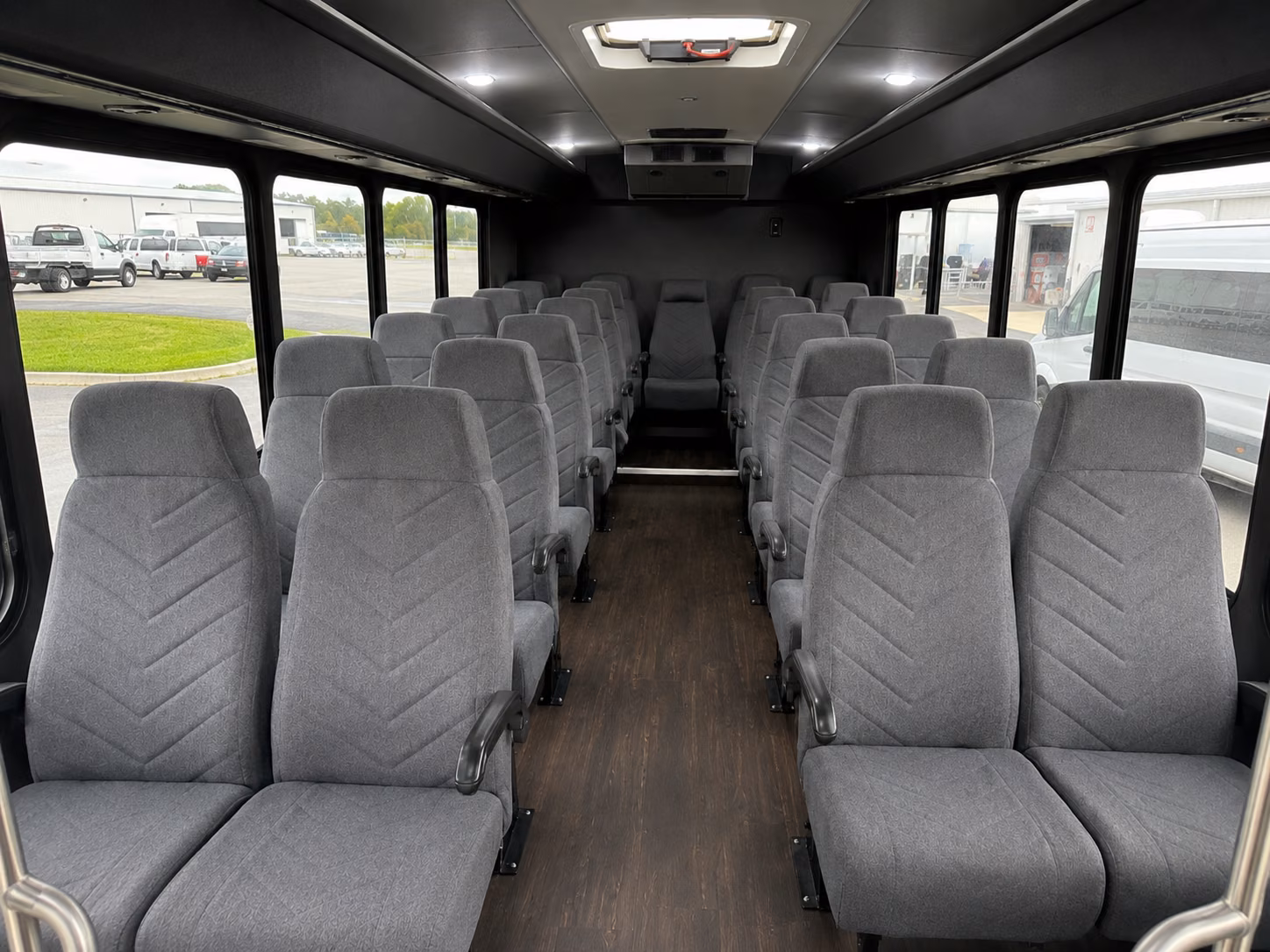 grand rapids 18 passenger minibus inside