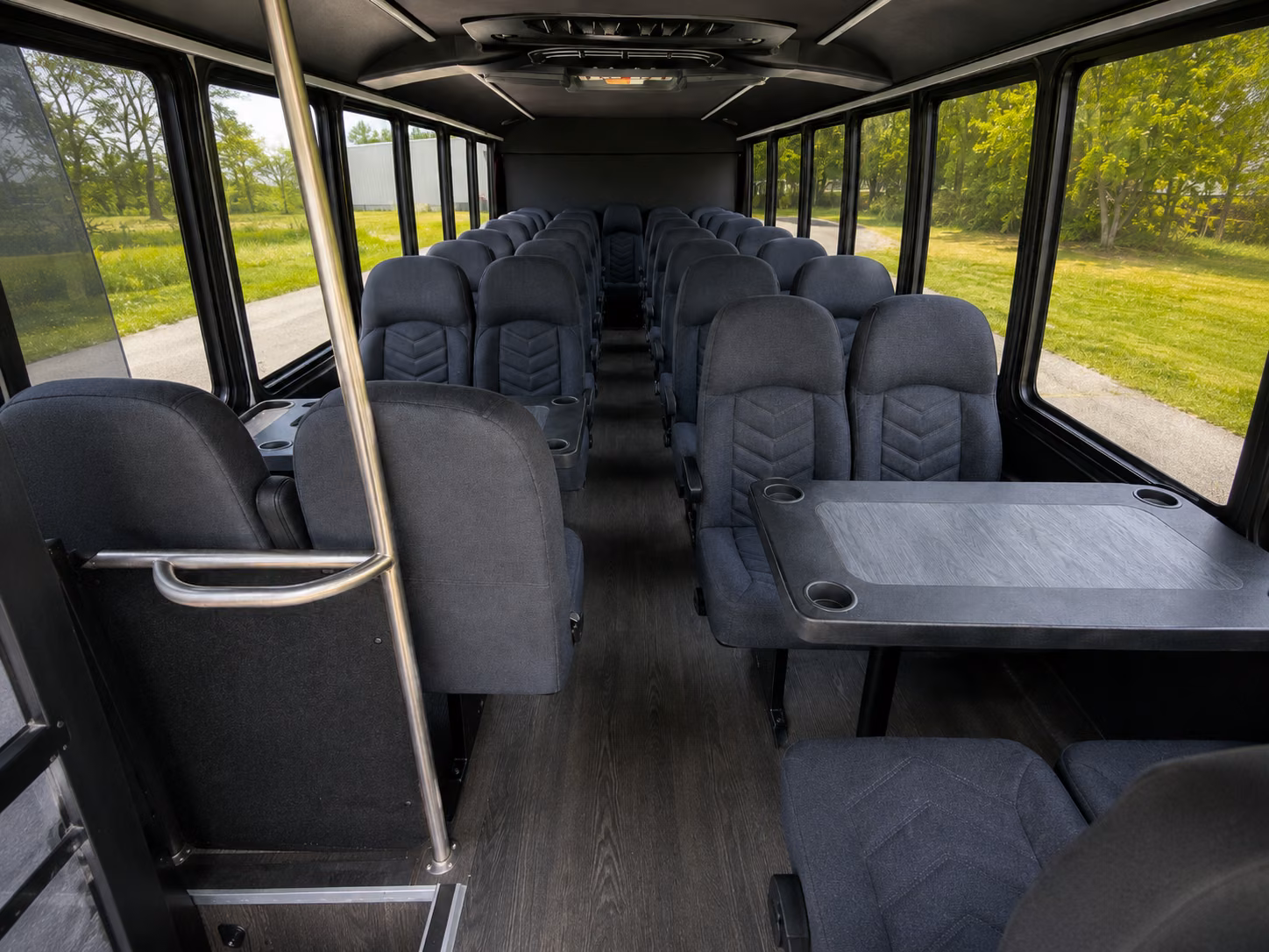 grand rapids 20 passenger minibus inside