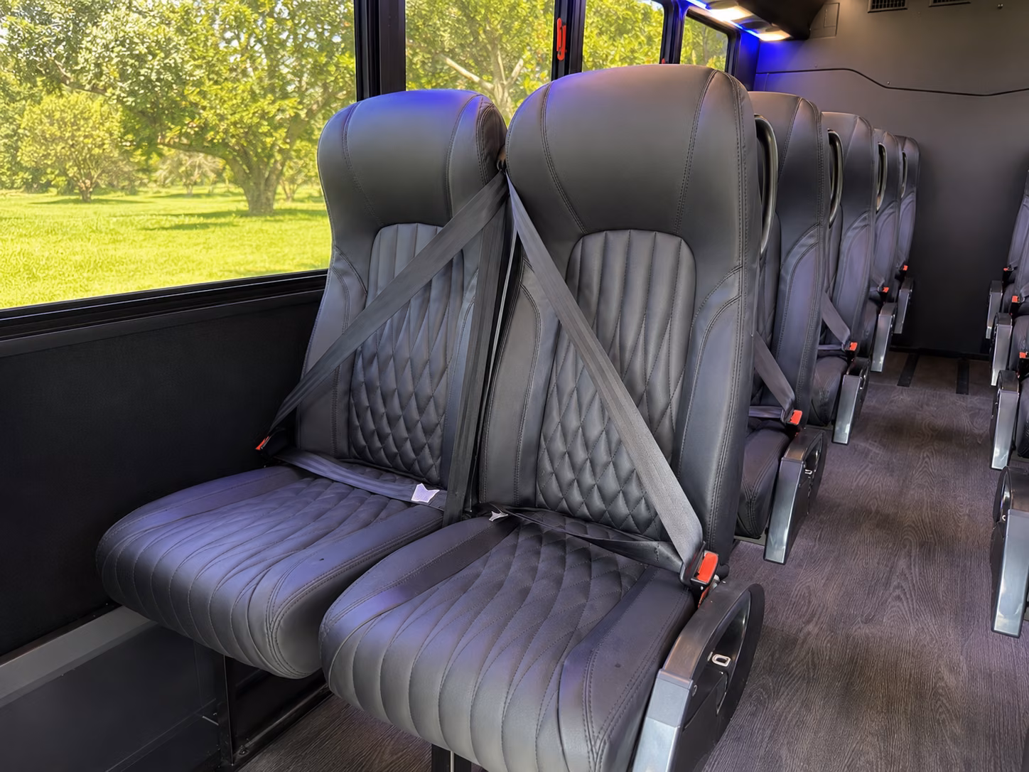 grand rapids 20 passenger minibus interior