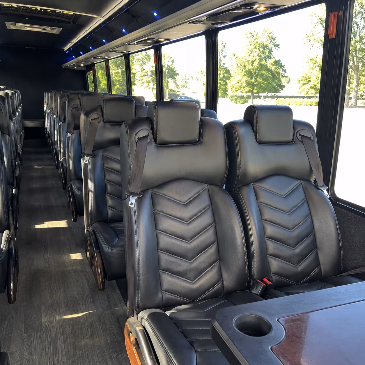 grand rapids 25 passenger minibus inside