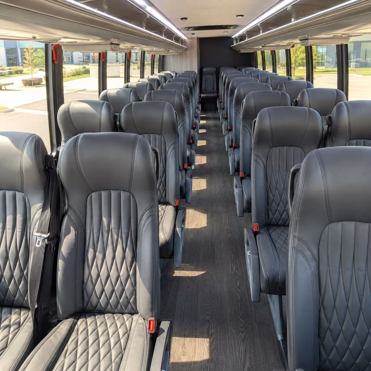 grand rapids 28 passenger minibus inside