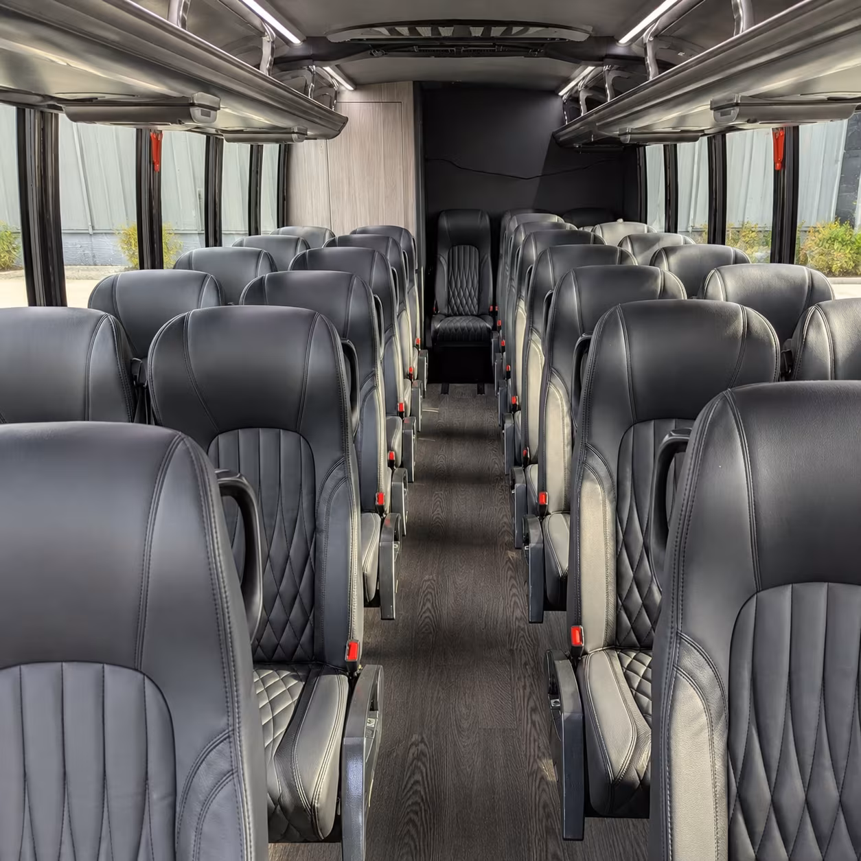 grand rapids 28 passenger minibus interior