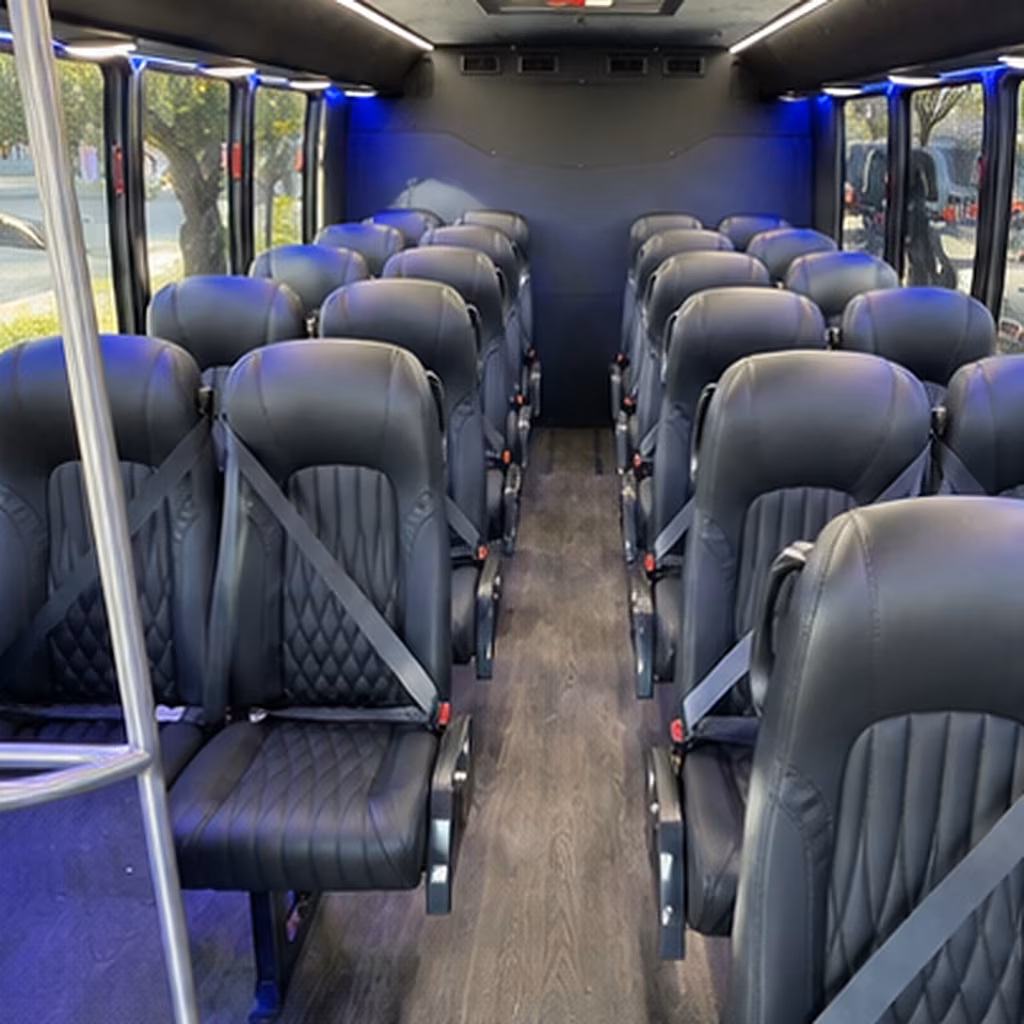 grand rapids 30 passenger minibus inside