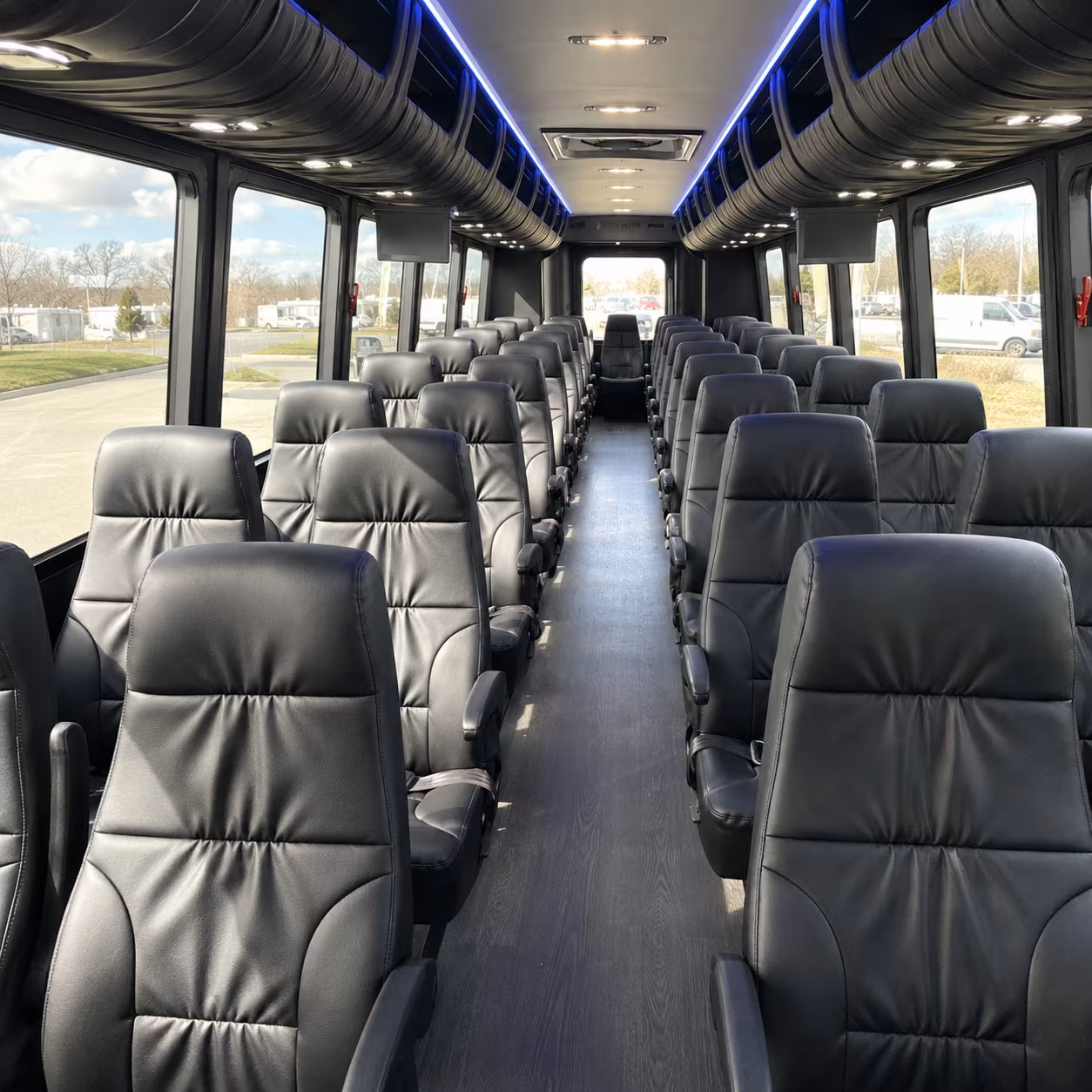 grand rapids 35 passenger minibus inside