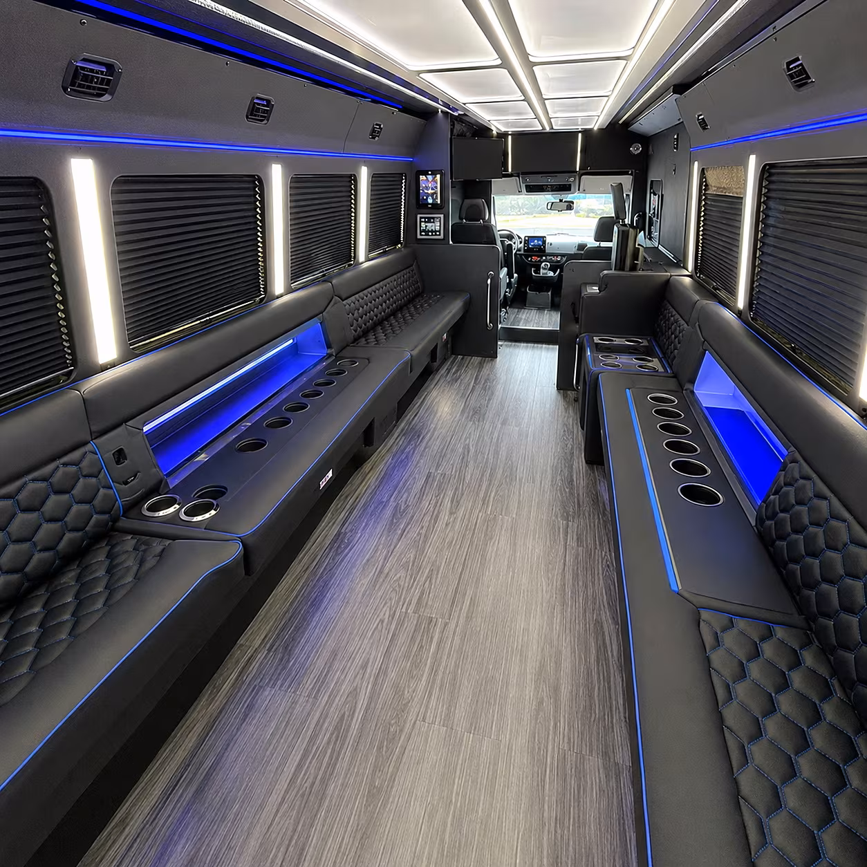 grand rapids party bus inside