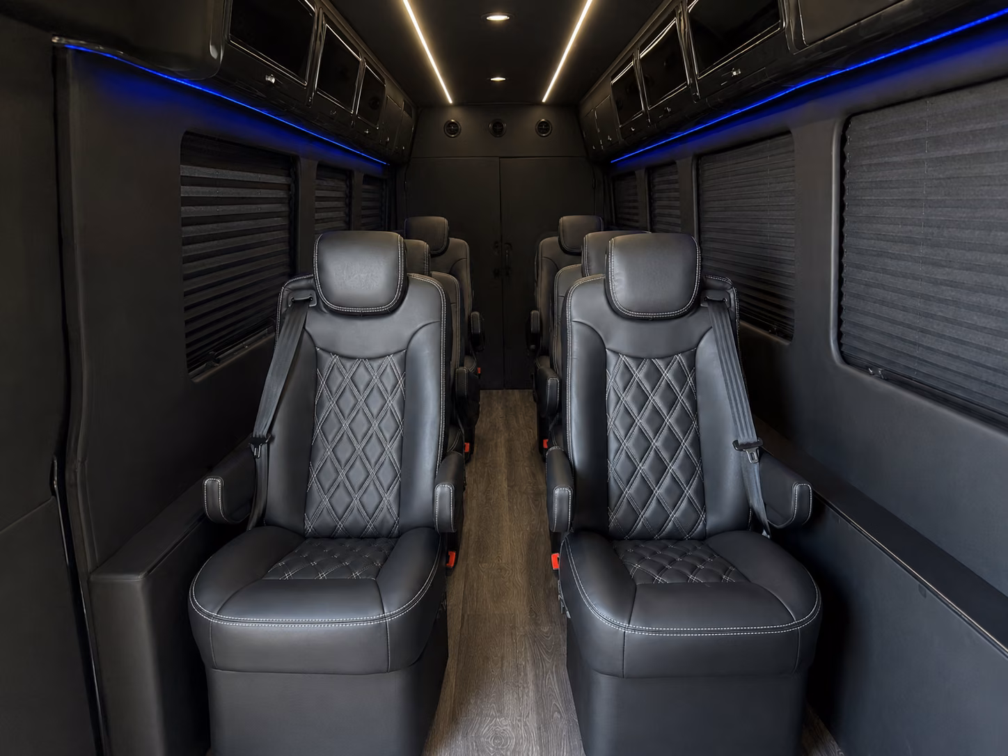grand rapids sprinter van with driver inside